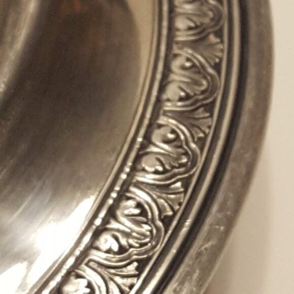 Vintage Ornate Poole Silver Company Bowl Plate 9 ½” diameter - Picture 3 of 8